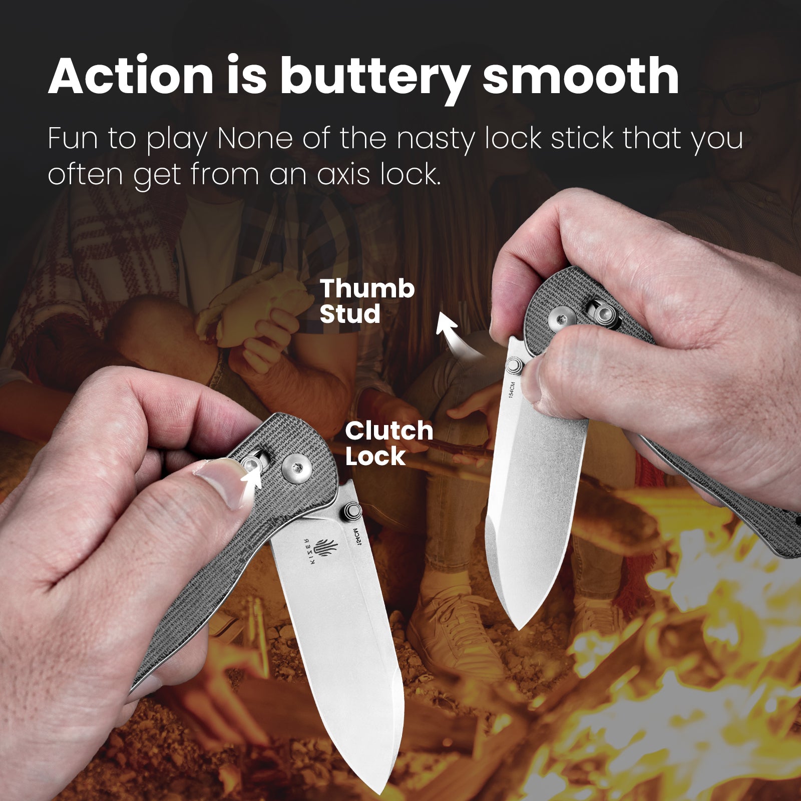 Drop Bear® | 154CM | Micarta | KizerV™ 3619C4