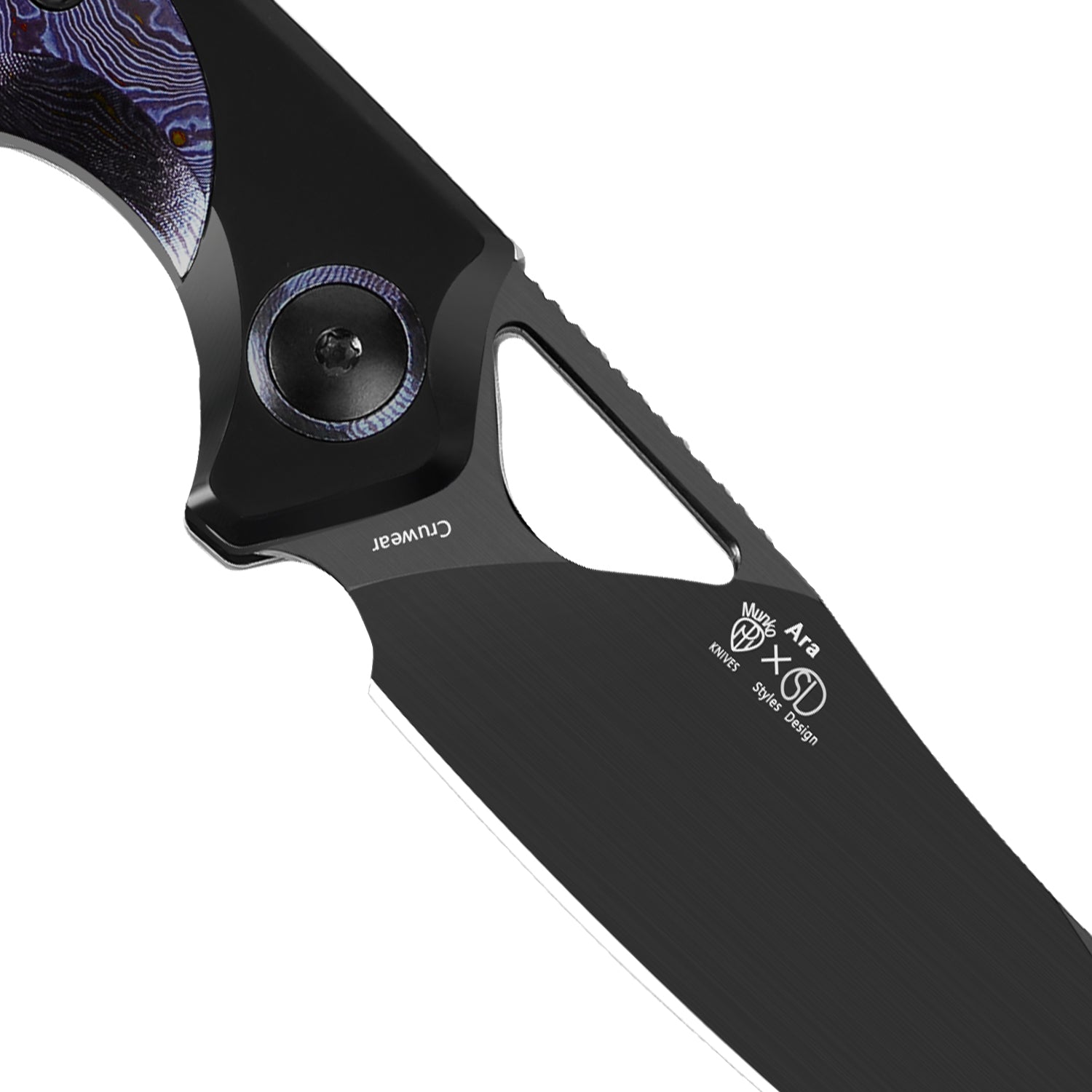 Ara | CPM CruWear | Titanium & Timascus | Ki3729A4