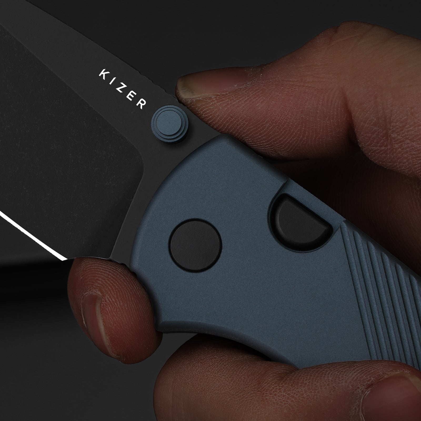 Glaux | Kizer Button Liner Lock™ | Norplex Ultrex™ Micarta | Satin | KizerV™ 3801A1