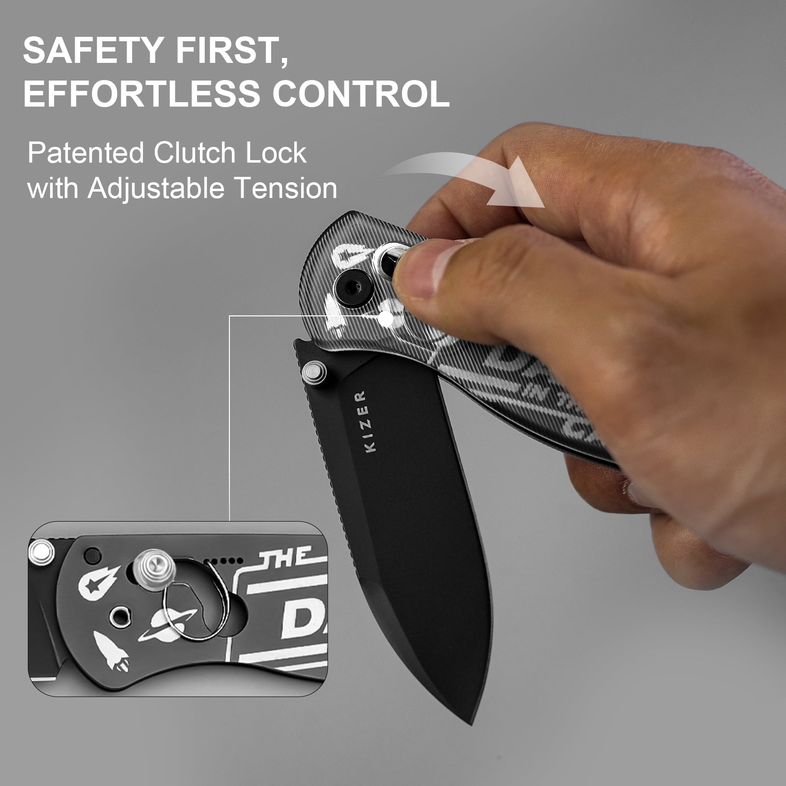 Drop Bear® | Kizer Clutch Lock™ | Nitro-V | Acrylic | KizerV™ 3619A11