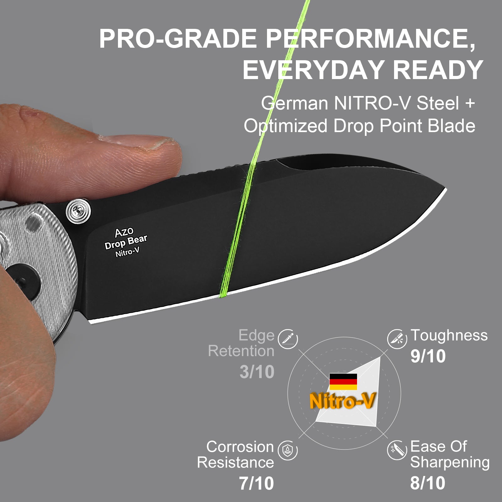 Drop Bear® | Kizer Clutch Lock™ | Nitro-V | Acrylic | KizerV™ 3619A15