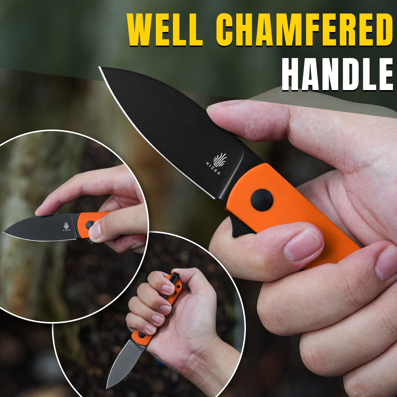 Yorkie | Nitro-V | Orange G10 - 2.58 " Black