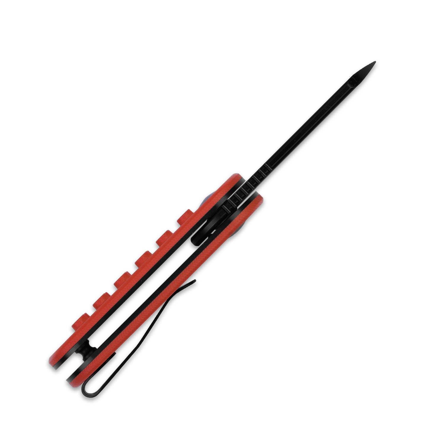Mini Bay | 14C28N | Red Brick G10 Handle | KizerV™ 2583A4