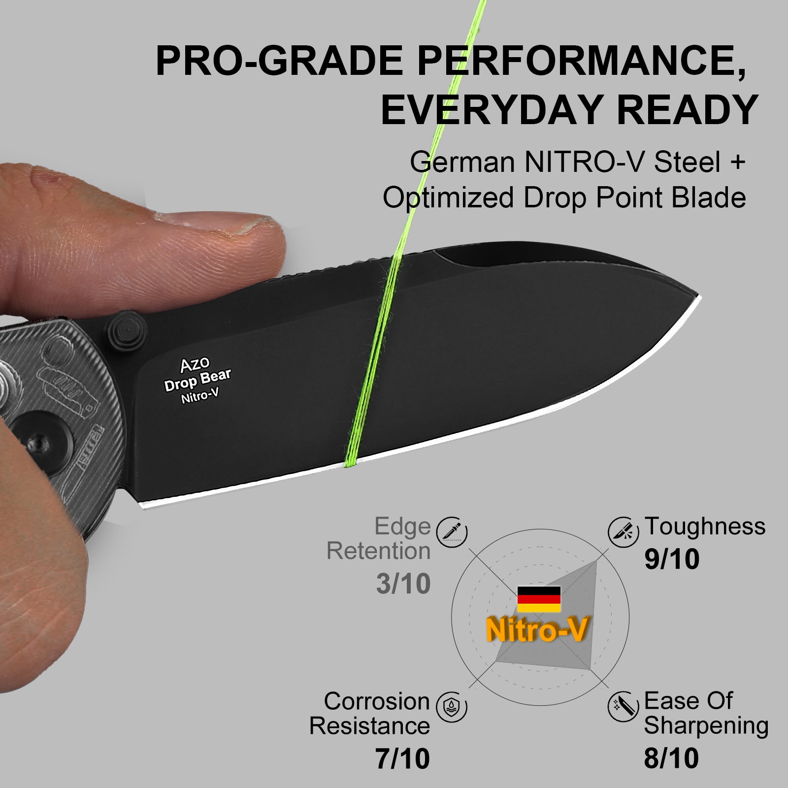 Drop Bear® | Kizer Clutch Lock™ | Nitro-V | Acrylic | KizerV™ 3619A14