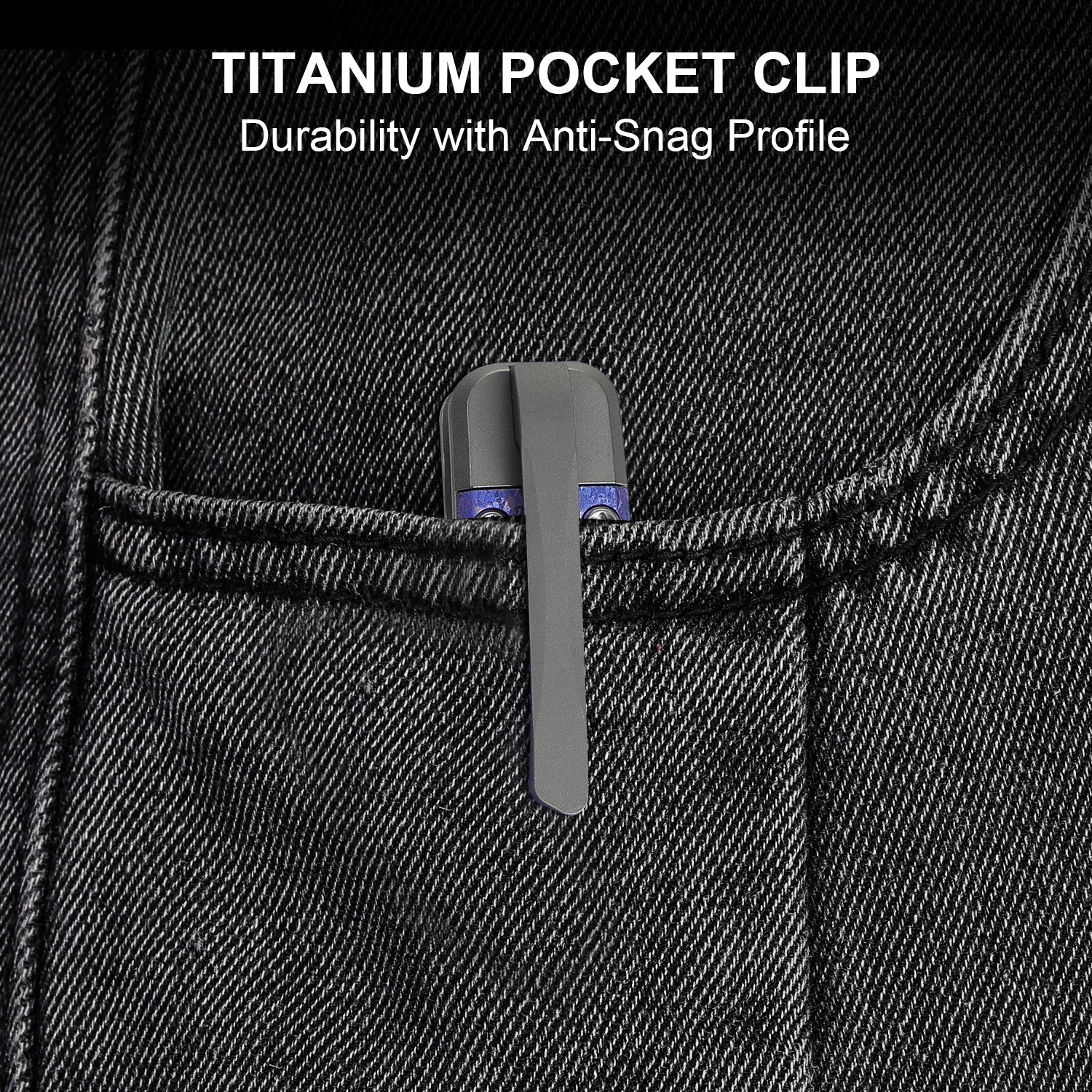 Ara | S45VN | Titanium & Purple Snowflake Titanium | KizerB™ 3729A3