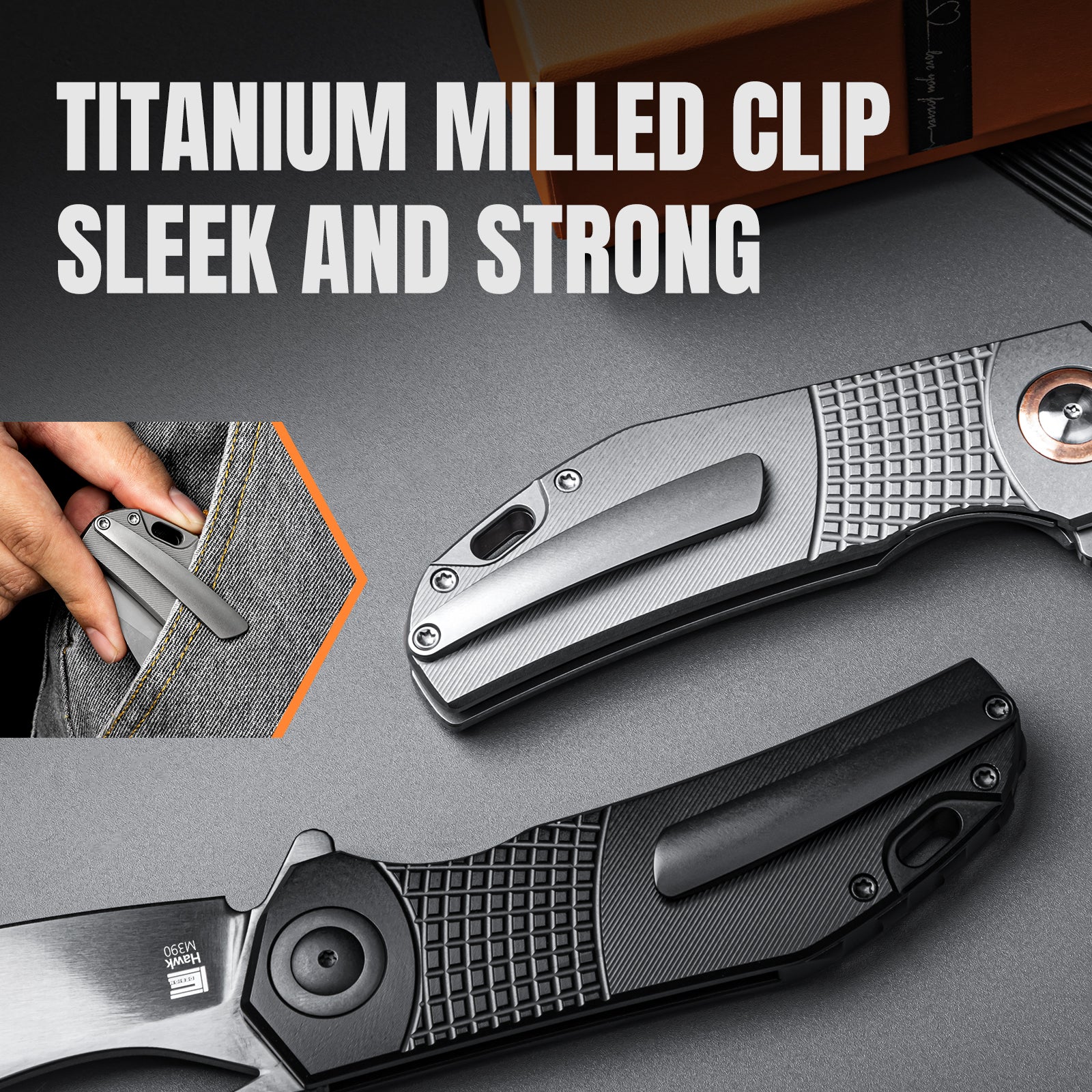 Hawk | S45VN | Titanium | Ki4683A2