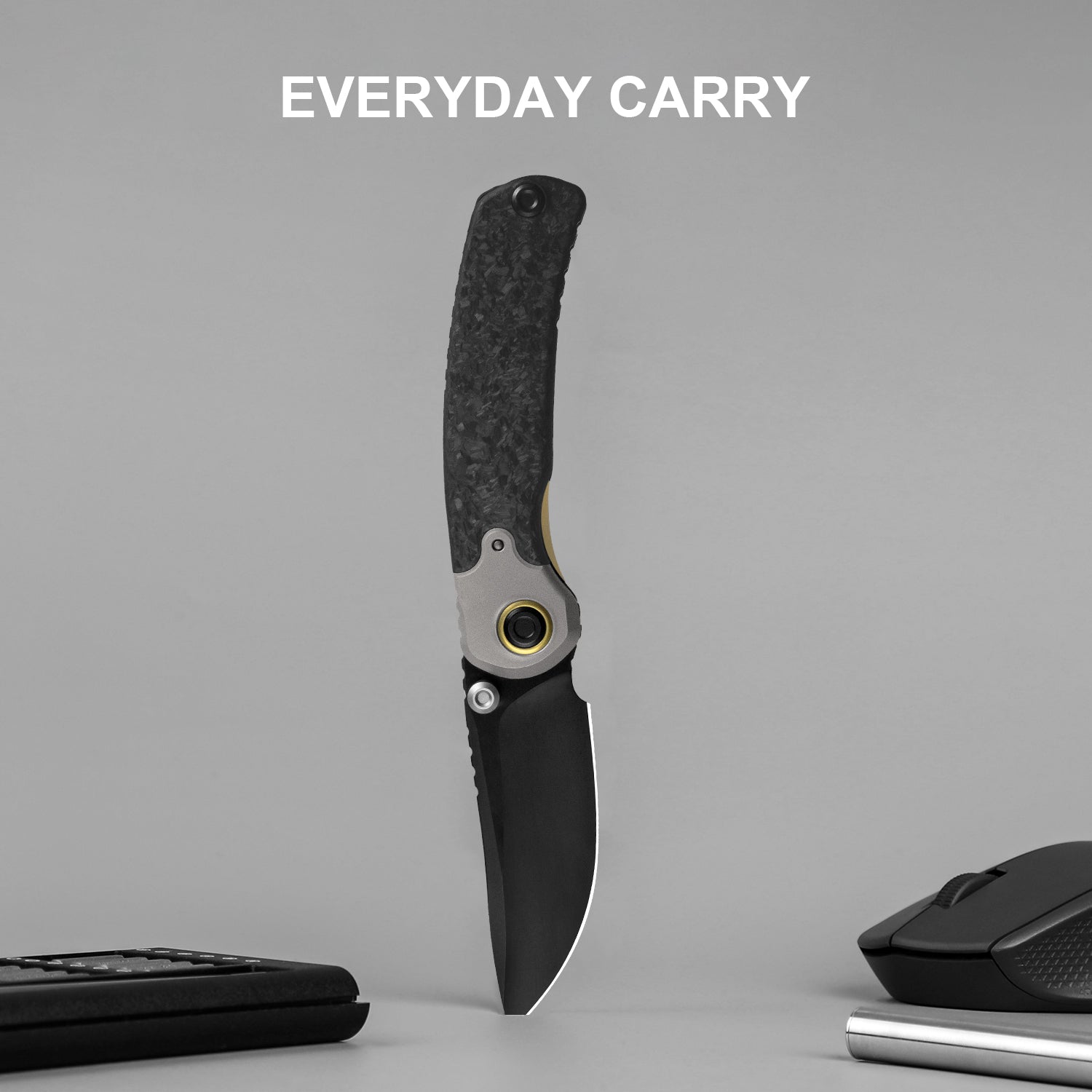 PIONEER | 20CV | Titanium & Marble Carbon Fiber | ZX-FK03A4 | KIZERX®