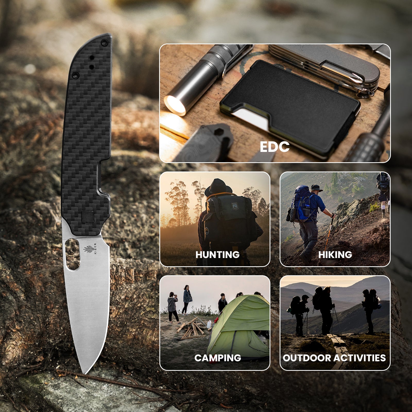 Varatas | Nitro-V | G10 Carbon Fiber | KizerV™ 3637A2