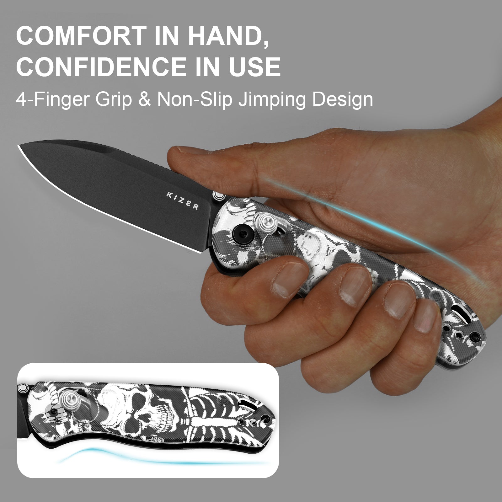 Drop Bear® | Kizer Clutch Lock™ | Nitro-V | Acrylic | KizerV™ 3619A12