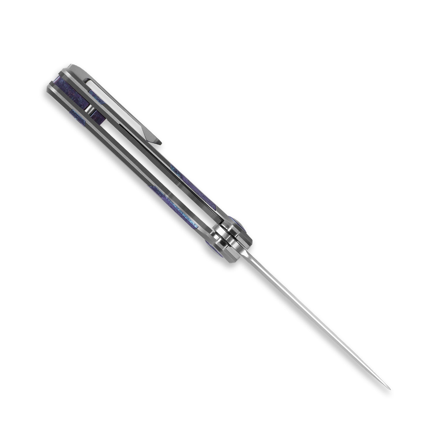 Ara | S45VN | Titanium & Purple Snowflake Titanium | Ki3729A3