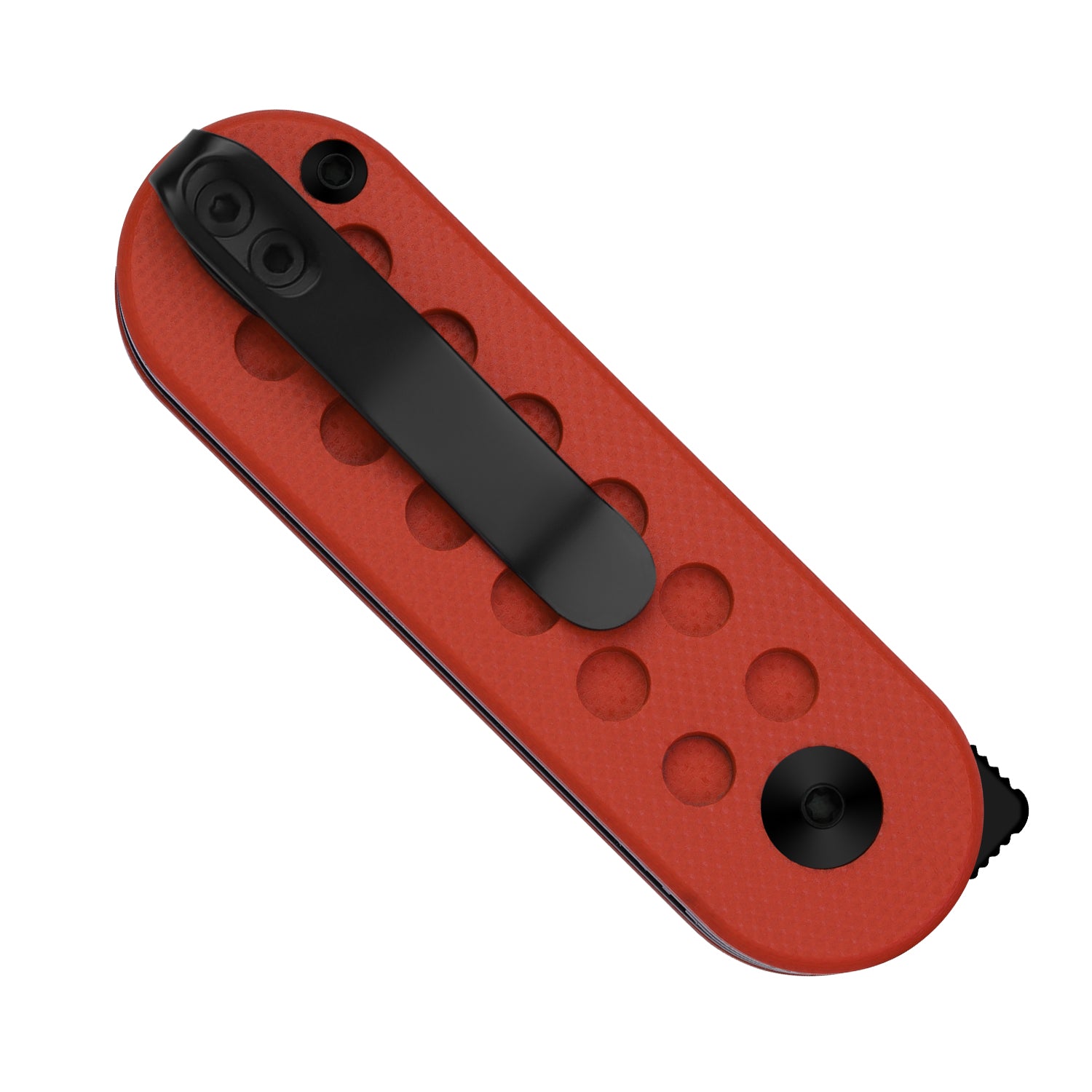 Mini Bay | 14C28N | Red Brick G10 Handle | KizerV™ 2583A4