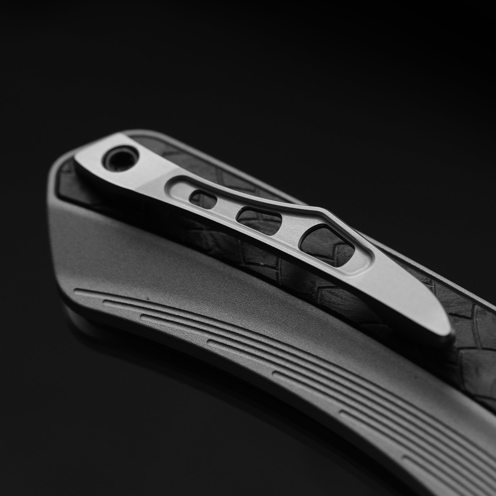 Draca | Flipper | S45VN | Aluminum & Crystallized Titanium | KizerB™ 4751A2