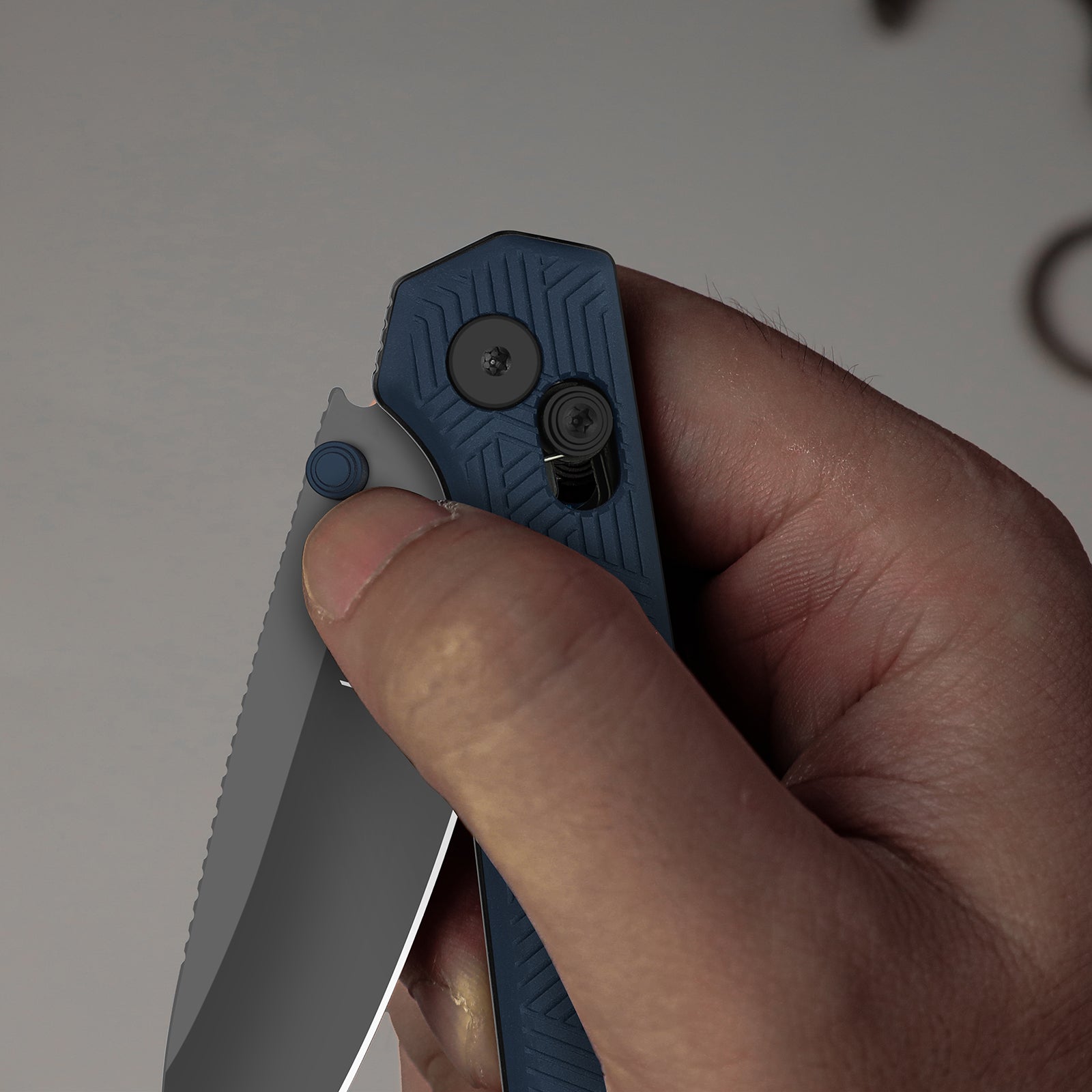 Begleiter 2.9 | Kizer Clutch Lock™ | Norplex UltreX™ Micarta | Damascus | KizerV™ 3458.2CDA2
