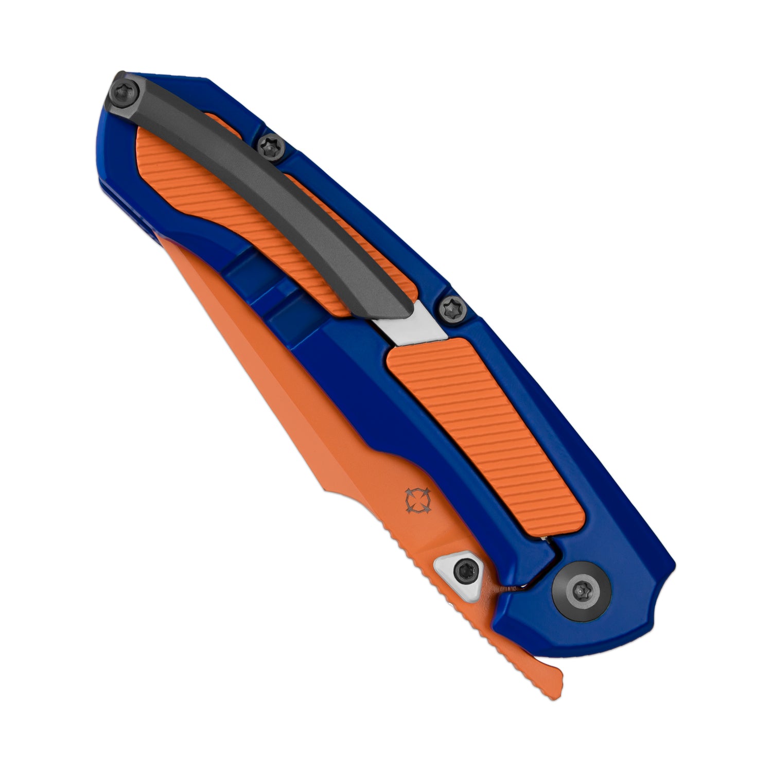 Feweed | S35VN | Blue & Orange Handle | KizerB™ 3694A8