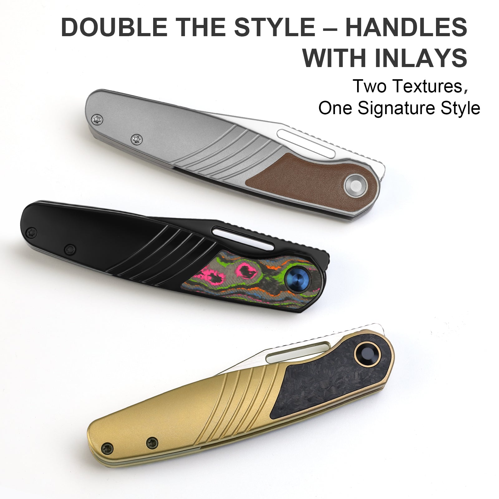 Raze | S45VN | Titanium & Leather | Ki3720A2