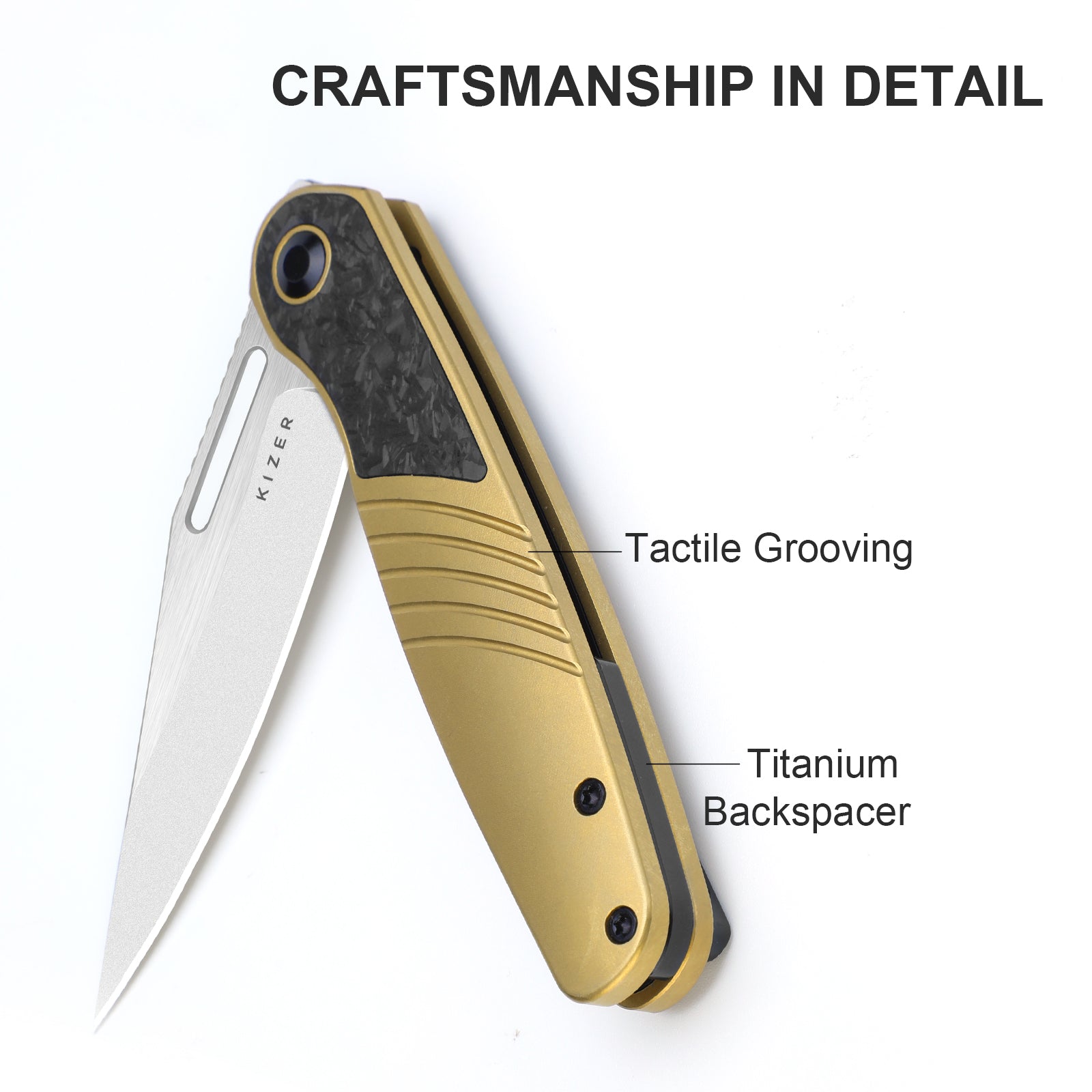 Raze | S45VN | Titanium & Carbon Fiber | Ki3720A3