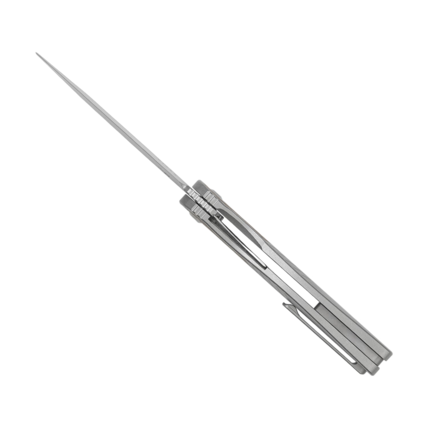 Raze | S45VN | Titanium & Leather | KizerB™ 3720A2