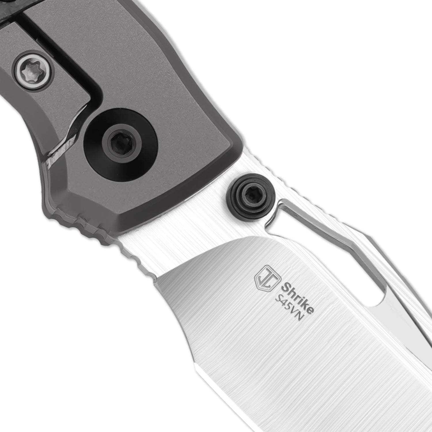 Shrike | S45VN | Titanium & Carbon Fiber | Front Flipper | KizerB™ 3746A1