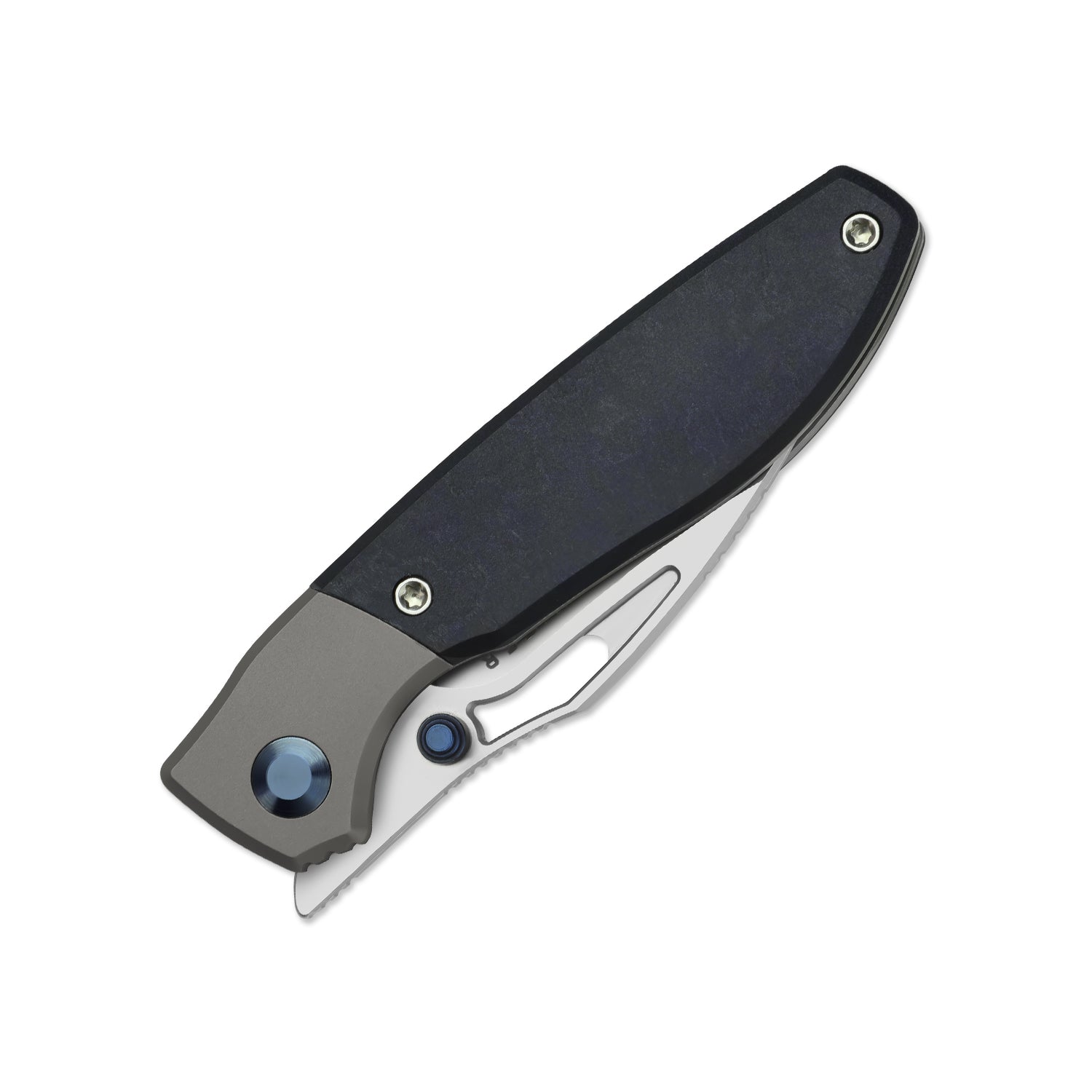 Shrike | S45VN | Titanium & Richlite | Front Flipper | KizerB™ 3746A3
