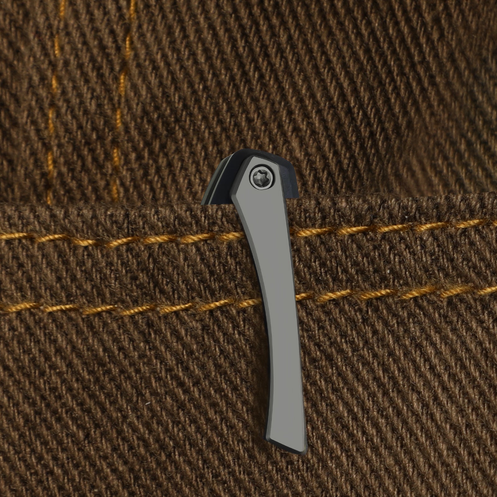 Shrike | S45VN | Titanium & Richlite | Front Flipper | Ki3746A3