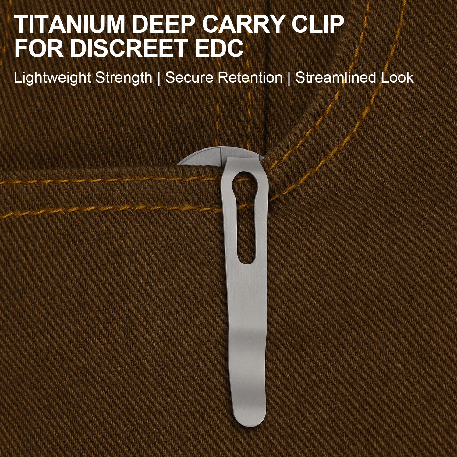 Tycho | S45VN | Titanium & Mkuruti Wood | KizerB™ 4761A1