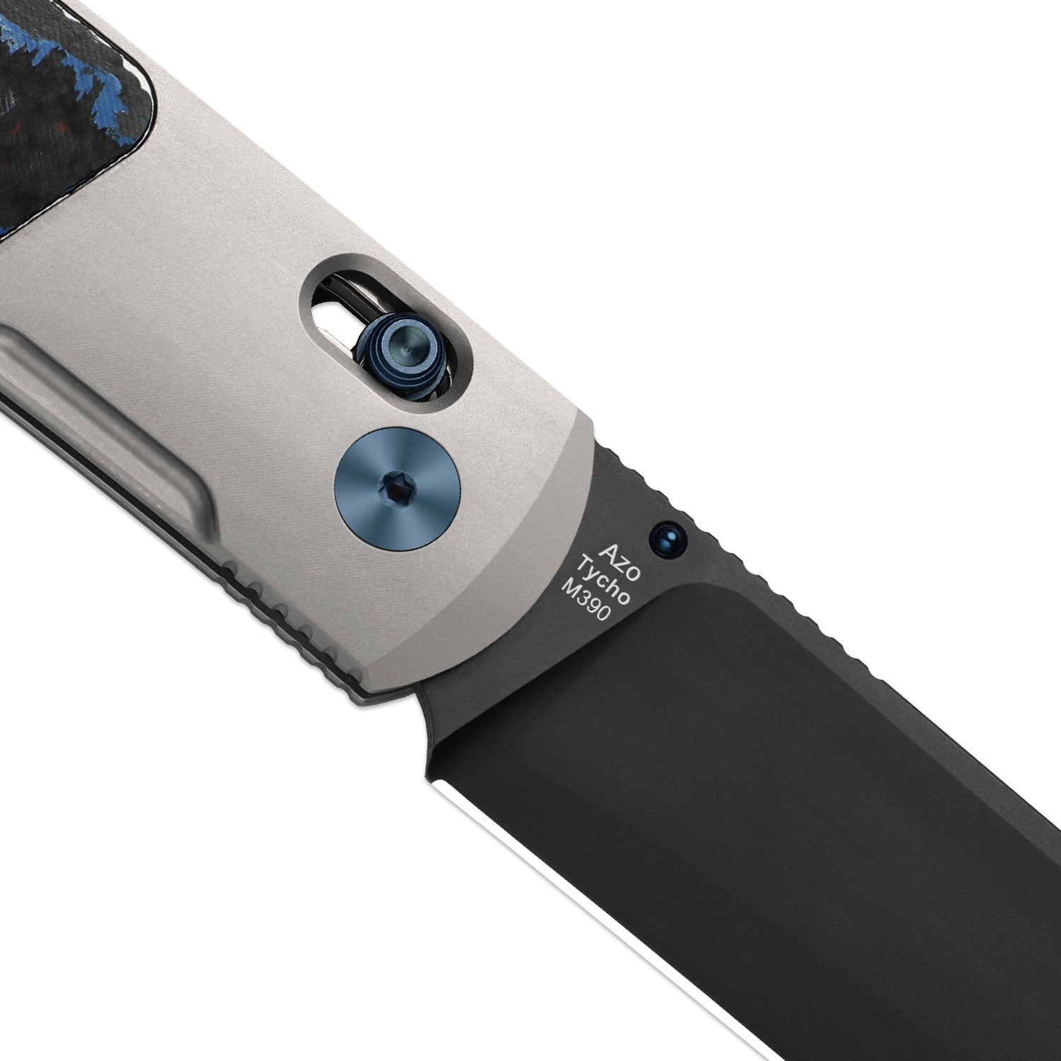 Tycho | M390 | Titanium & Fat Carbon | KizerB™ 4761A2