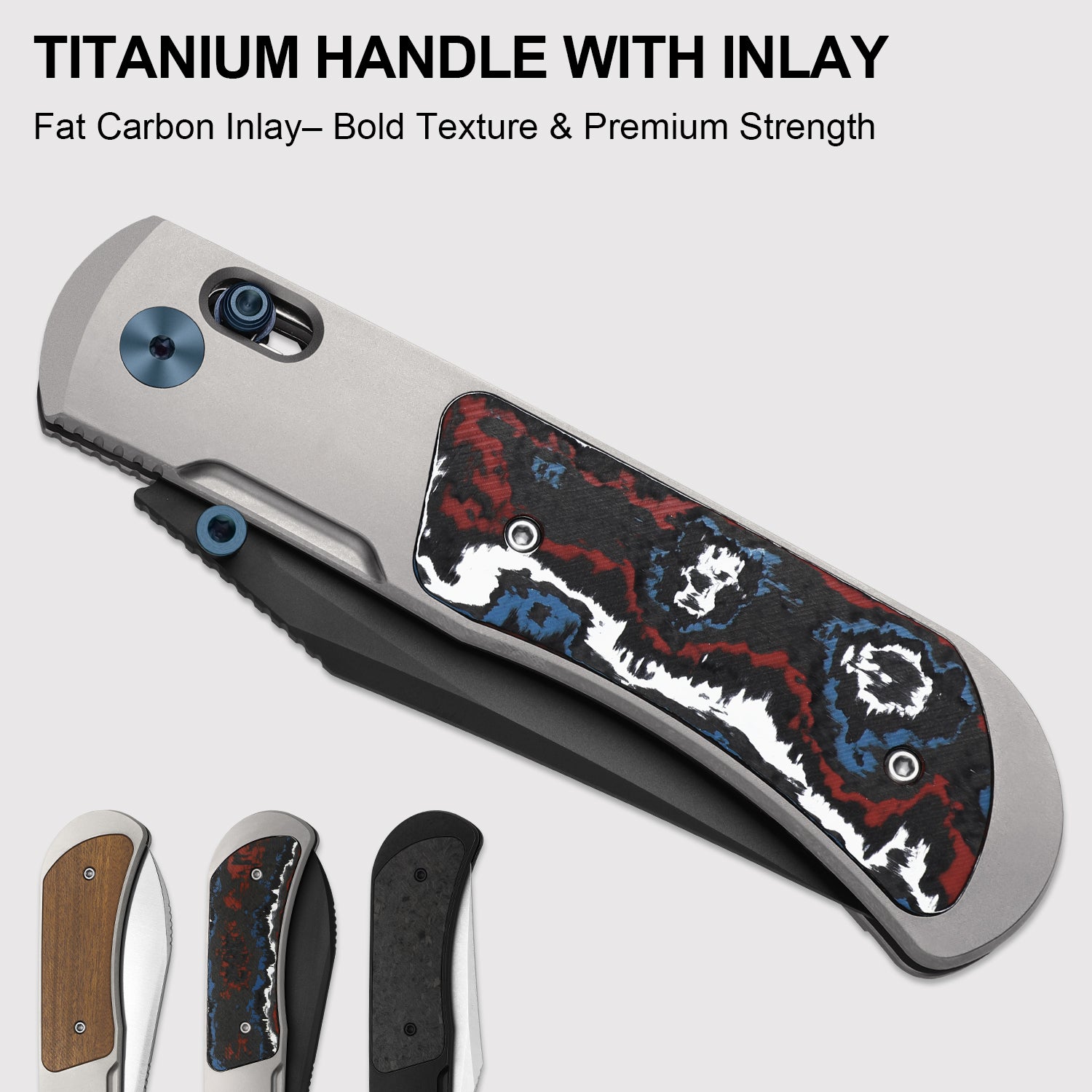 Tycho | S45VN | Titanium & Fat Carbon | Ki4761A3