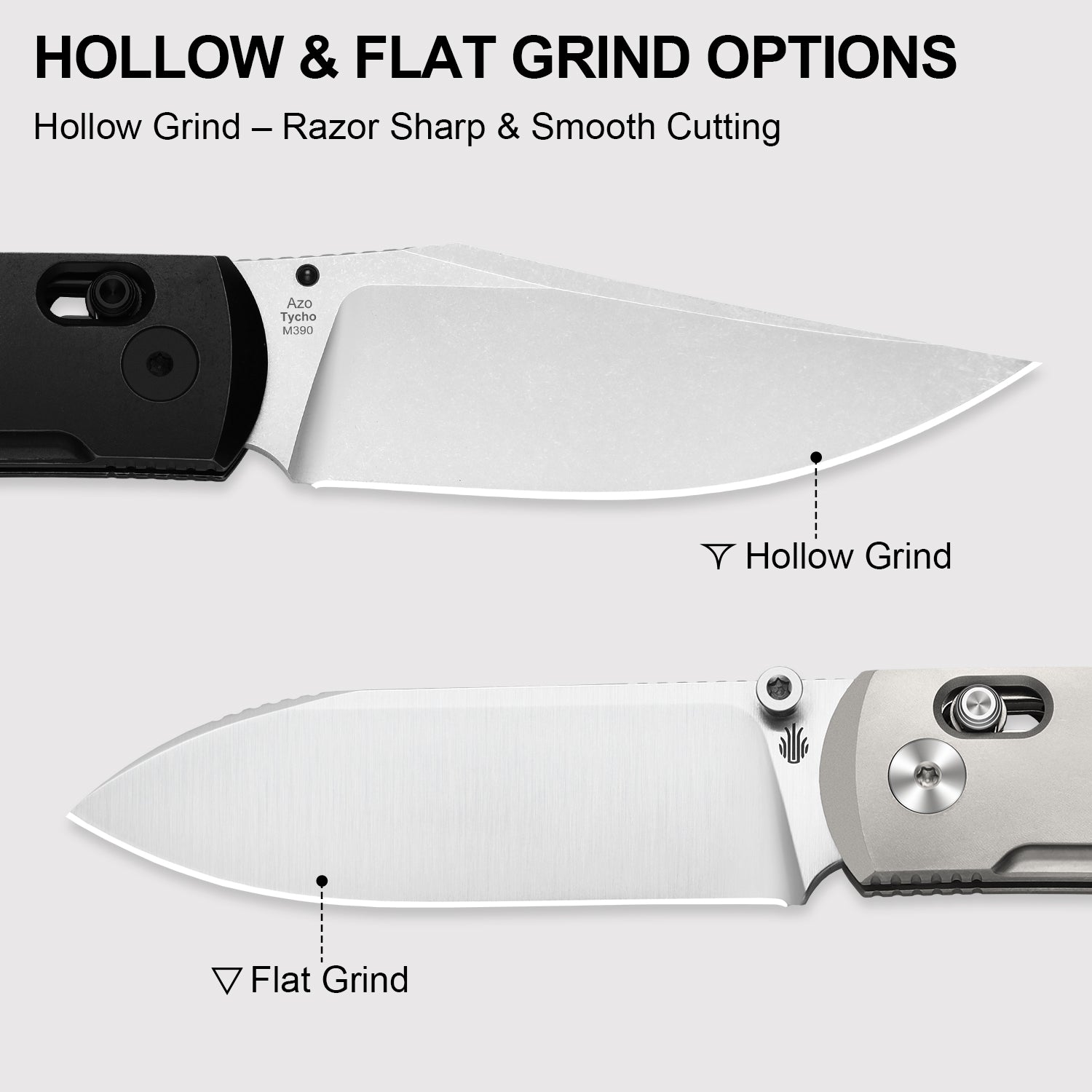 Tycho | M390 | Titanium & Carbon Fiber | KizerB™ 4761A4