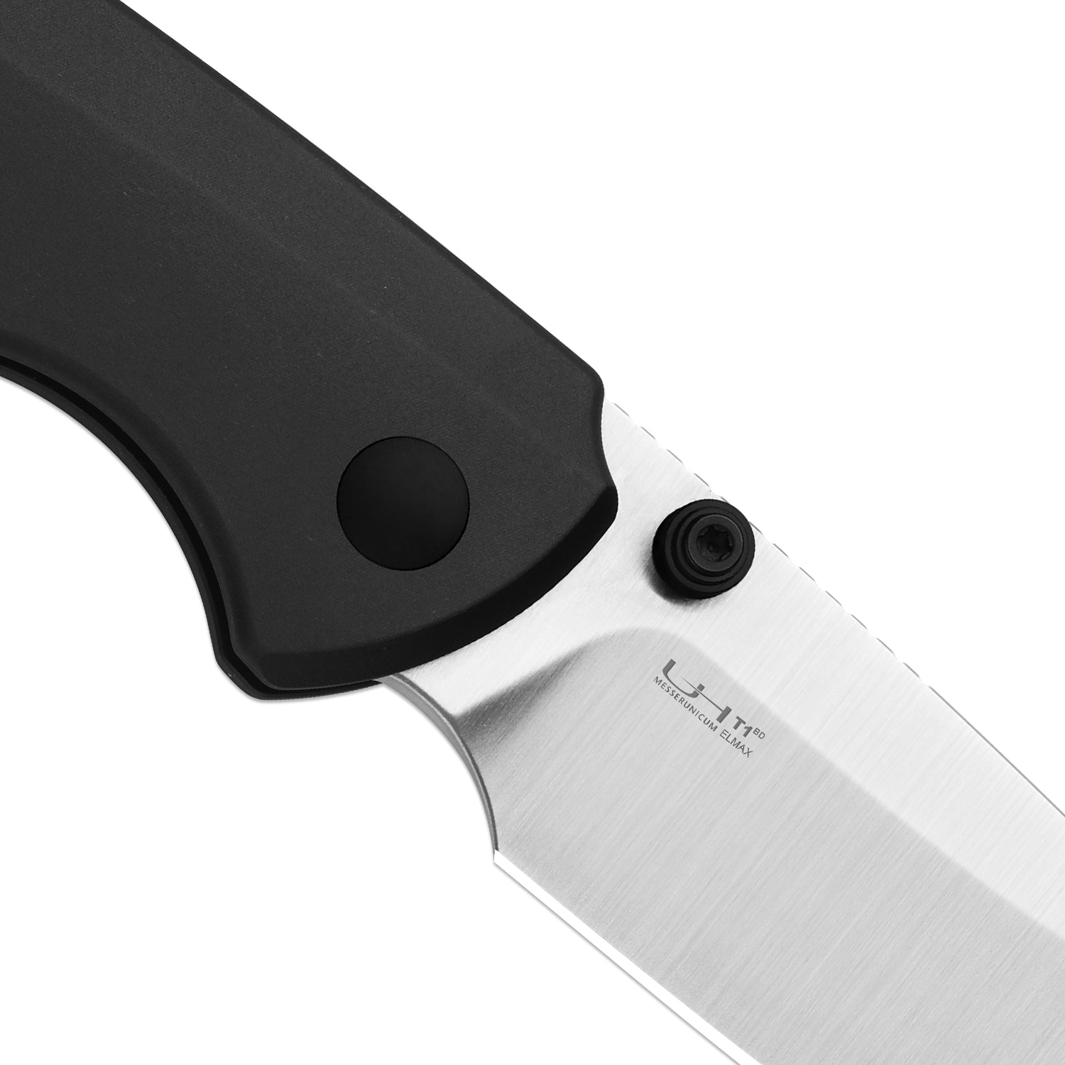 T1 BD | Kizer Button Liner Lock™ | Elmax with DLC | Aluminum Handle | KizerB™ 3490.2BDA1