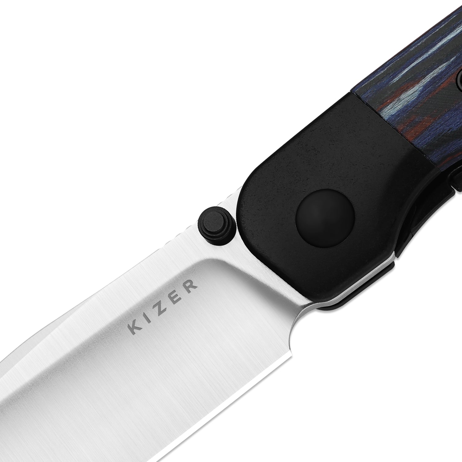 Coywolf | Compound Grind | Titanium & Reconstituted Wood | Frame Lock | KizerB™ 3685A2