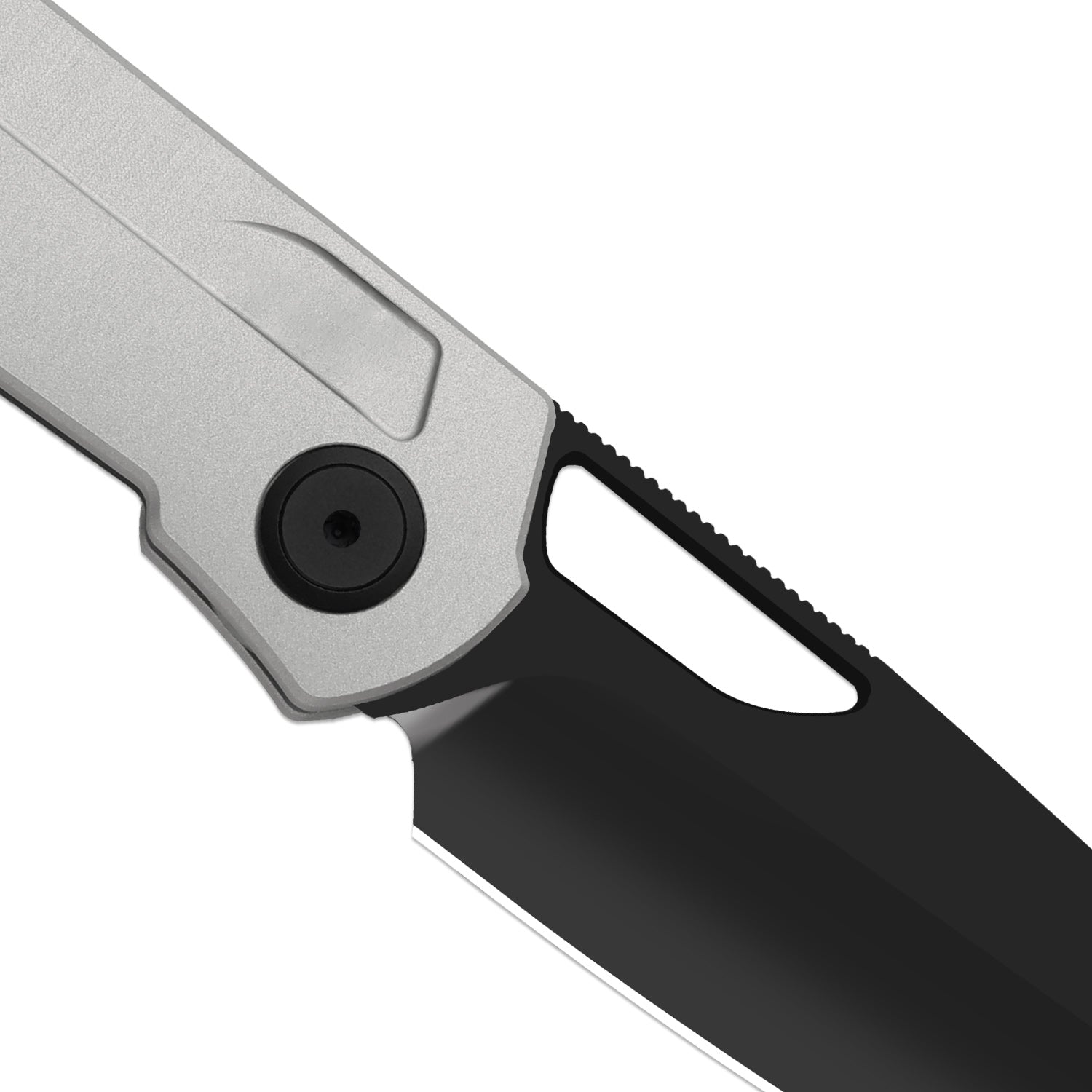 Mash | Kizer Button Liner Lock™ | M390 + X Polished DLC + Hollow Grind | Aluminum | KizerB™ 3699BSA4 | Limited