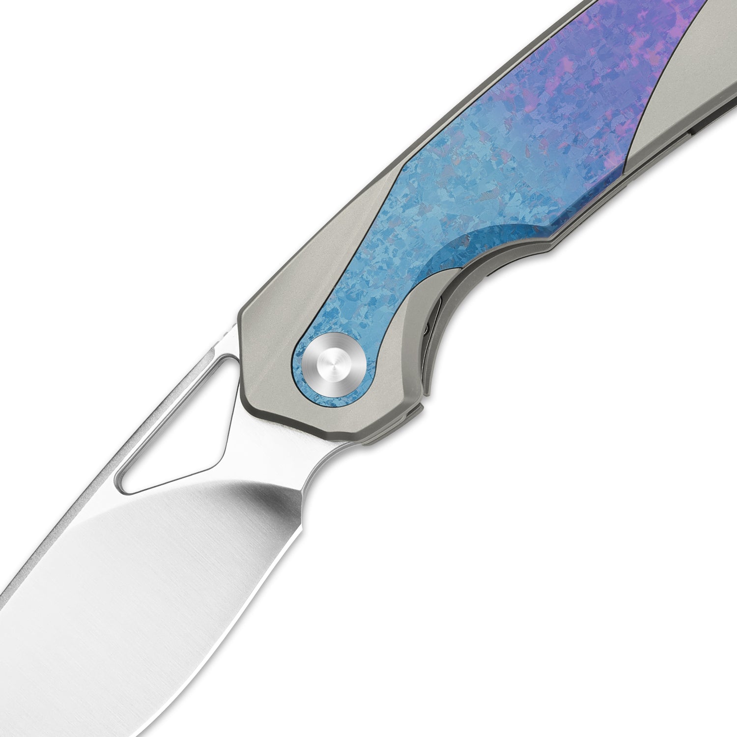 Topsail | S45VN | Titanium & Crystallized Titanium | Front Flipper | Ki3735A1
