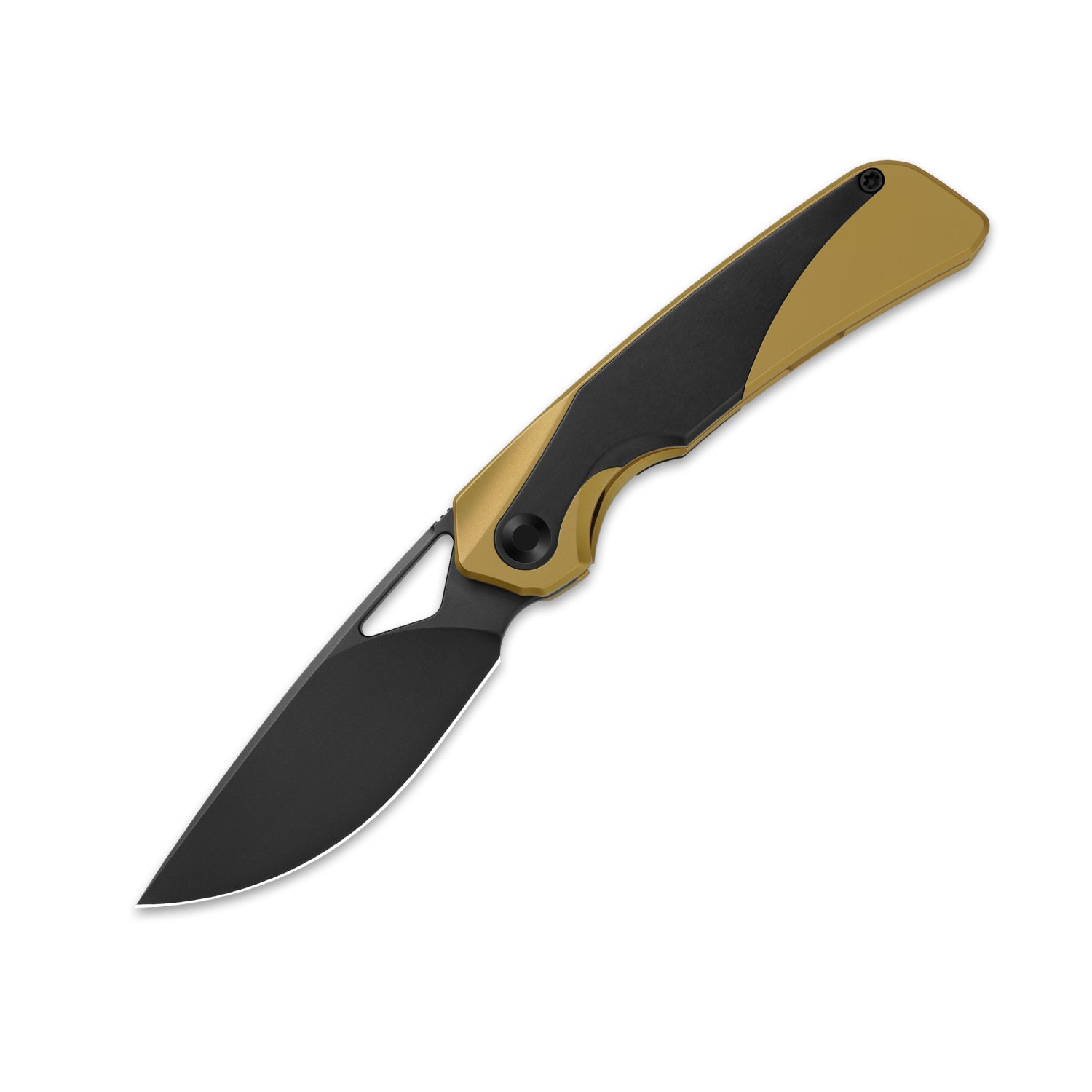 Topsail | M390 | Titanium + Stark Black Zirconium | Matte DLC Ultra | Front Flipper | KizerB™ 3735A3