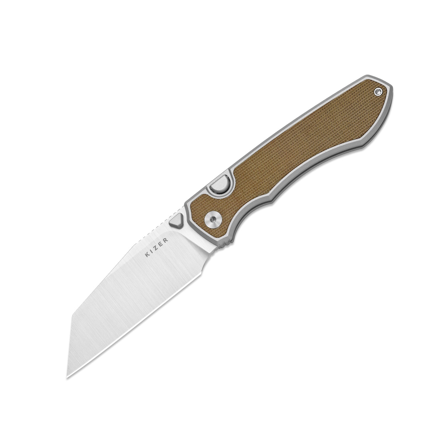Wharning | Kizer Button Liner Lock™ | WHARNCLIFF | S45VN | KizerB™ 3738A1