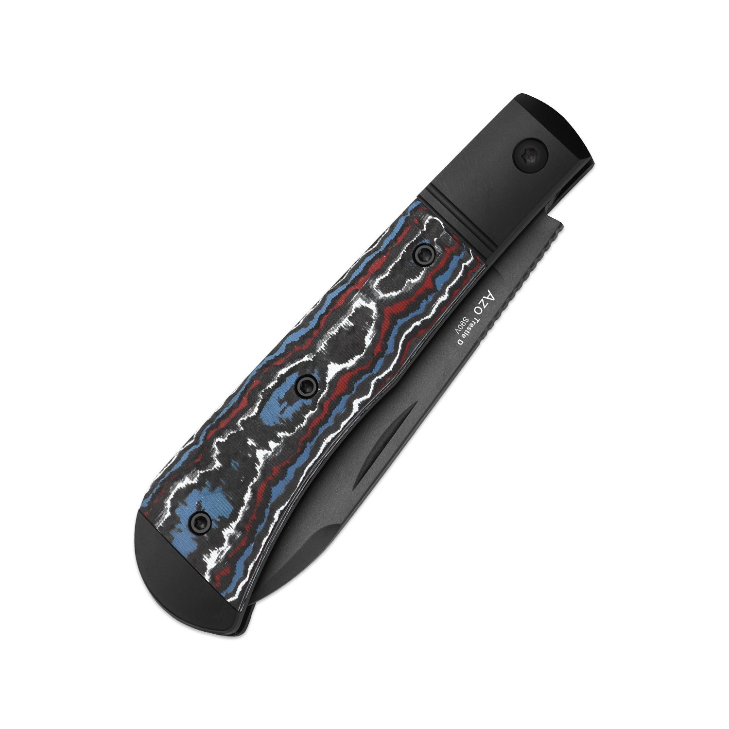 Trestle D | Ultra DLC | S90V | Aluminum & Fat Carbon | Slip Joint | KizerB™ 3760A1