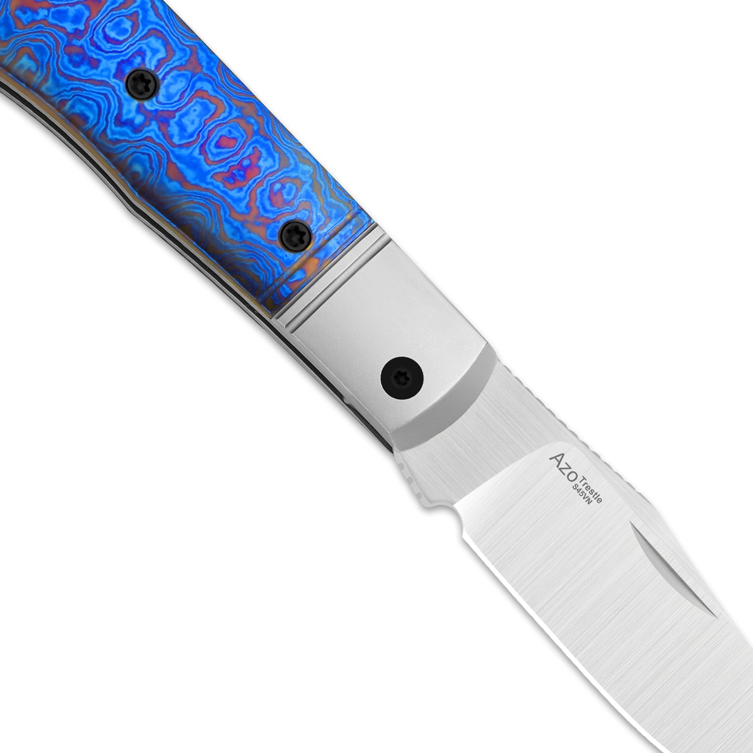 Trestle | S45VN | Titanium & Timascus | KizerB™ 3761A5 | Limited
