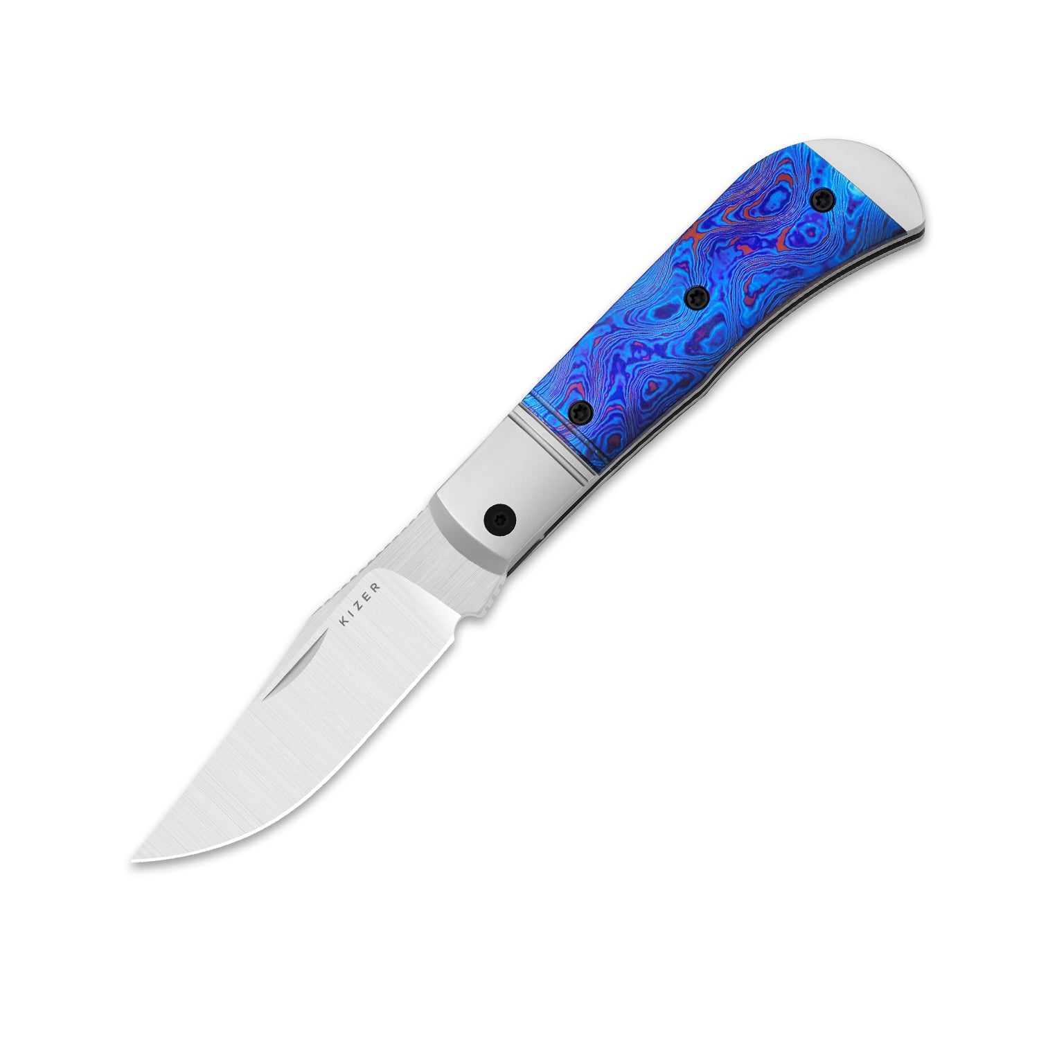 Trestle | M390 | Titanium & Timascus | KizerB™ 3761A6 | Limited