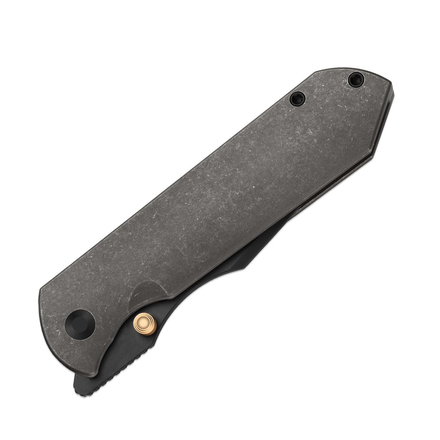 HARPOON FOLD | Elmax + Hollow Grind + Matte DLC Ultra | FRAME LOCK | Titanium | KizerB™ 4784A3