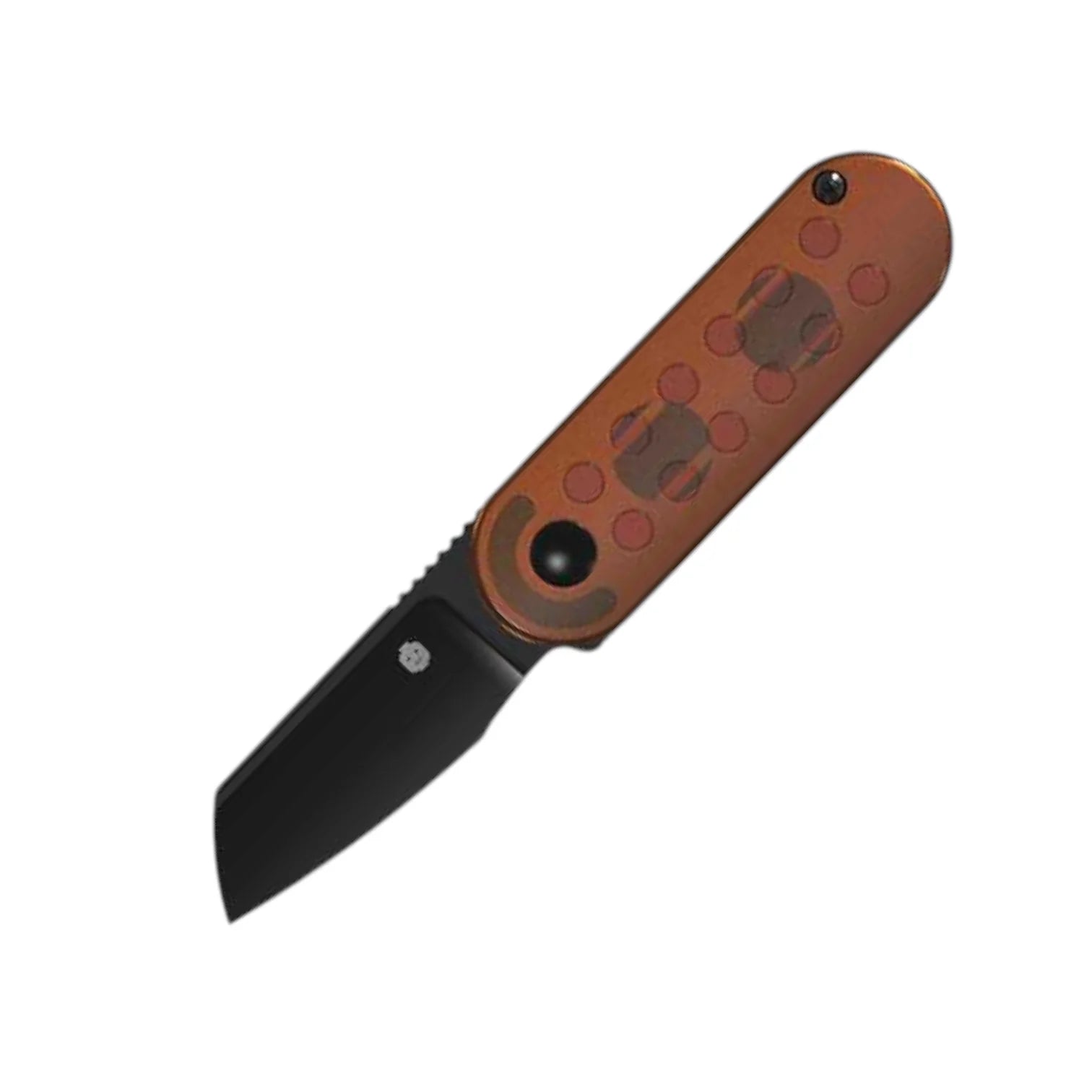 Kizer Mini Bay Blade City Exclusive Orange Folding Knife – Transparent Acrylic Handle /50