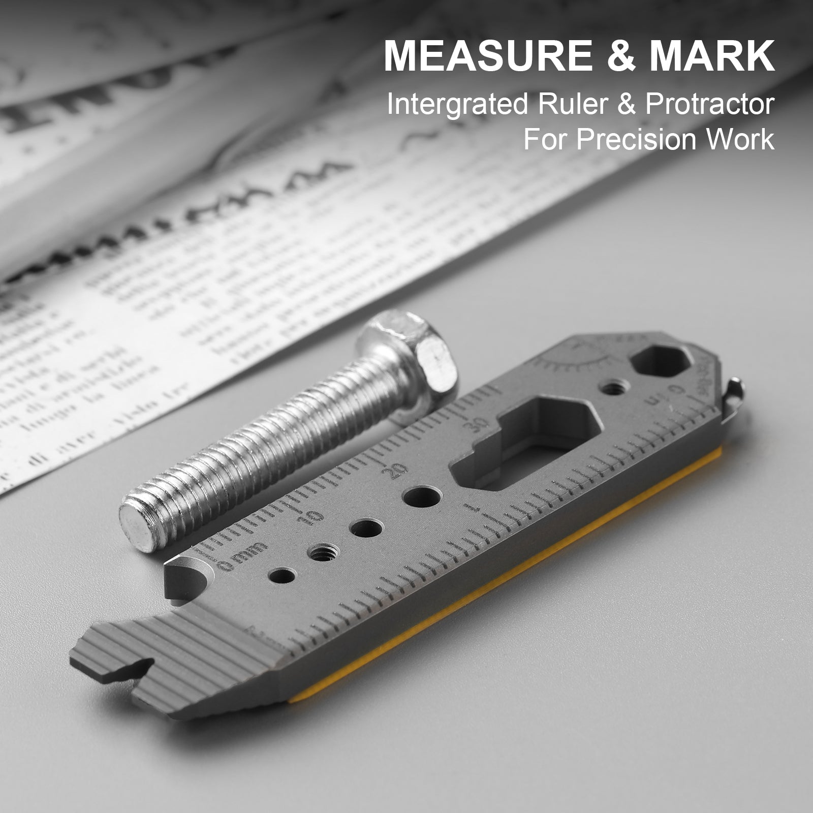 Kizer Titanium & G10 EDC Multi-Functional Tools Jade Pac-Bar