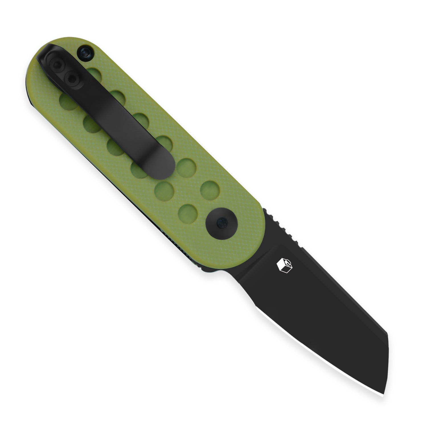 Mini Bay | 14C28N | Green Brick G10 Handle | KizerV™ 2583A3