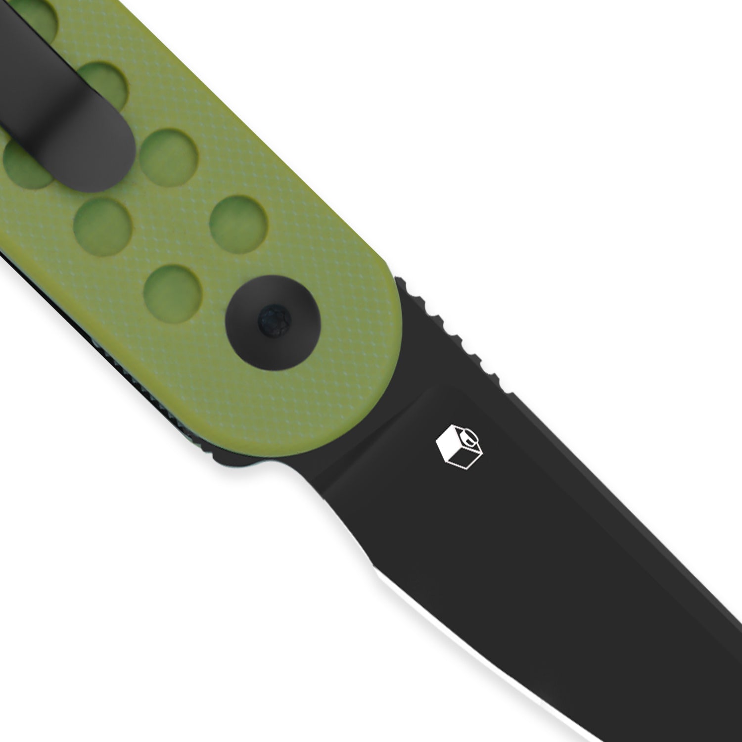 Mini Bay | 14C28N | Green Brick G10 Handle | KizerV™ 2583A3