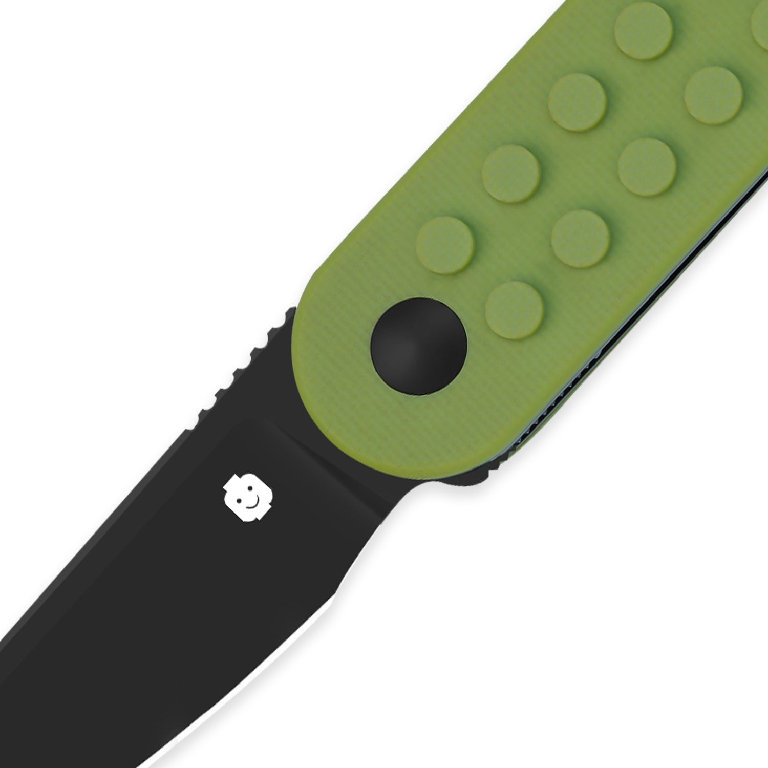 Mini Bay | 14C28N | Green Brick G10 Handle | KizerV™ 2583A3