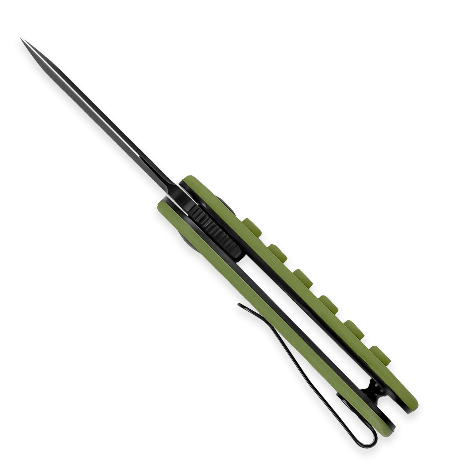 Mini Bay | 14C28N | Green Brick G10 Handle | KizerV™ 2583A3