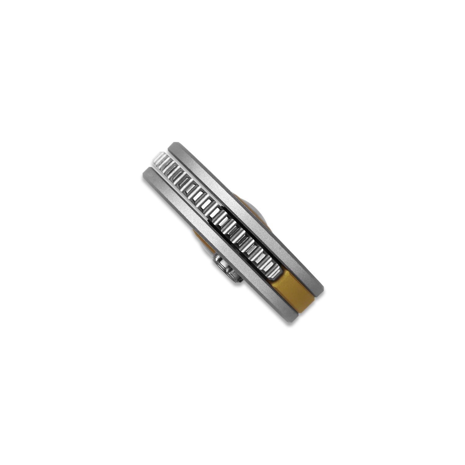 Snail-Trail | 5th Pocket Coin Knife | Detent Slip Joint | AEB-L | Matte Silver Aluminum Handle | Flat Grind | KizerV™ 2757A3