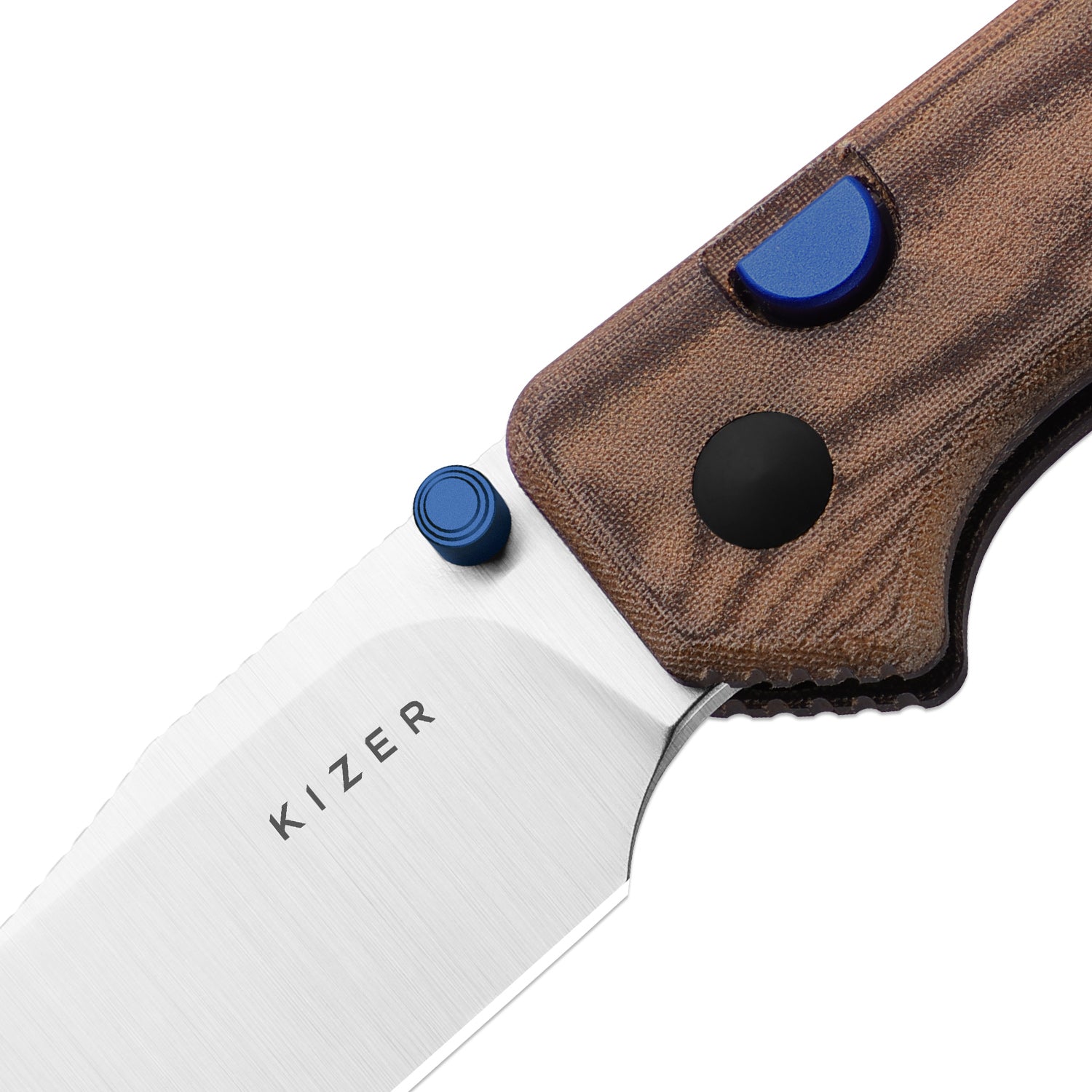Nice Guy | Clip Point | AEB-L + Satin | Norplex UltreX™ Micarta | KizerV™ 3011BCA1