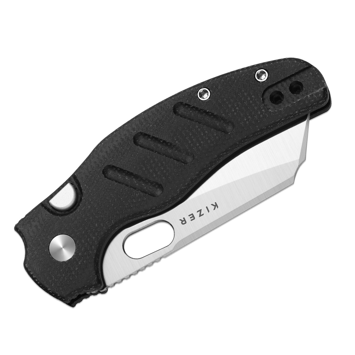 Sheepdog® C01C 2.9 BS | Kizer Button Liner Lock™ | Nitro-V | Micarta | KizerV™ 3488.29BSA2