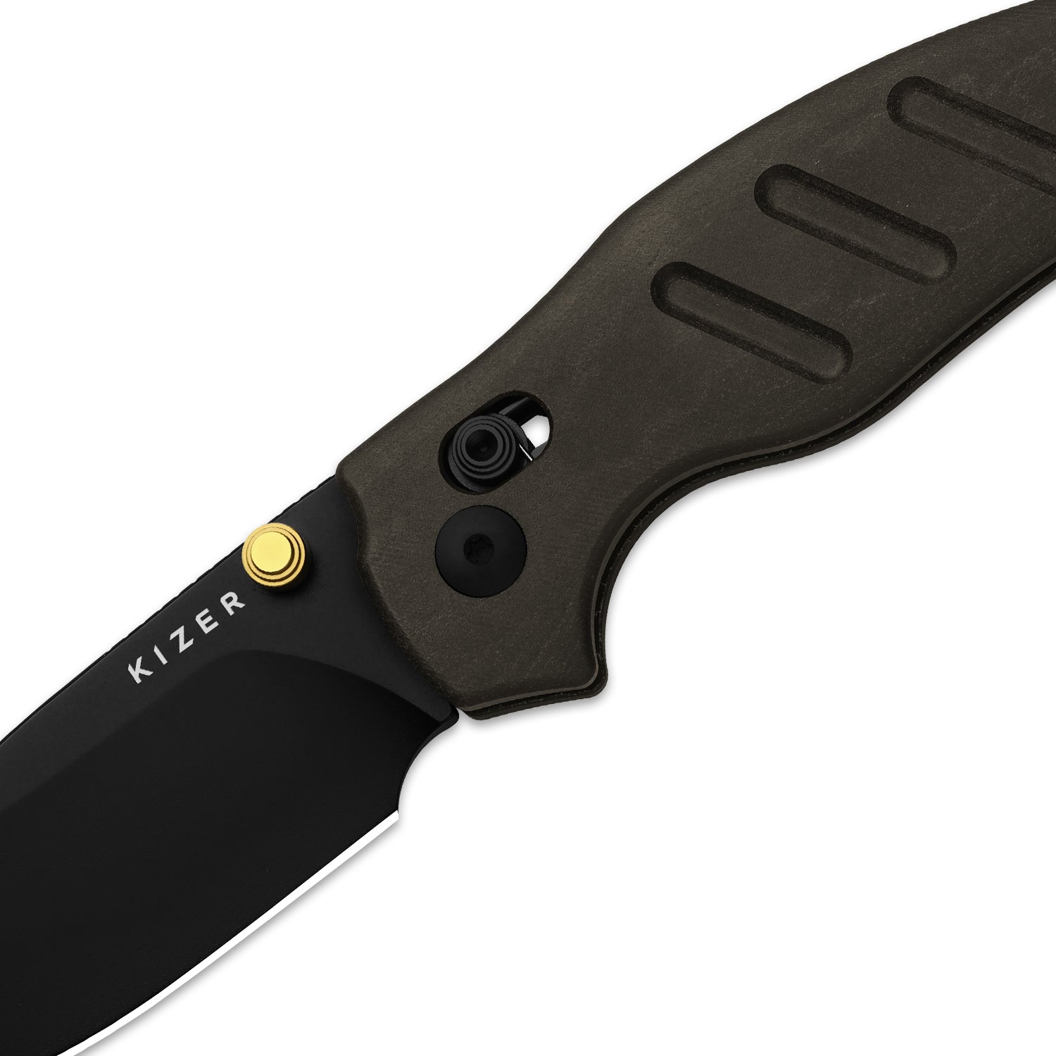 Sheepdog® C01C 2.9 CD | Kizer Clutch Lock™ | Richlite | Nitro-V | PVD Coating | KizerV™ 3488.29CDA2