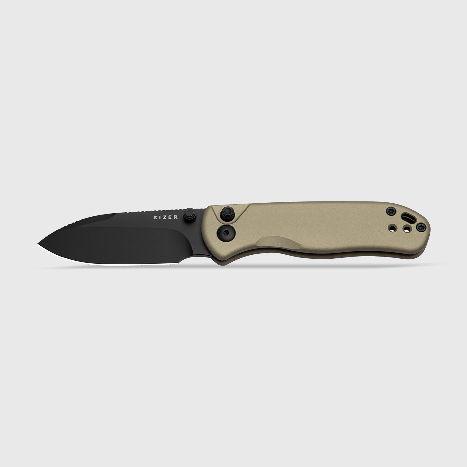 Drop Bear® 2 | Kizer Button Liner Lock™ | Nitro-V | Aluminum | KizerV™ 3619.2CD1