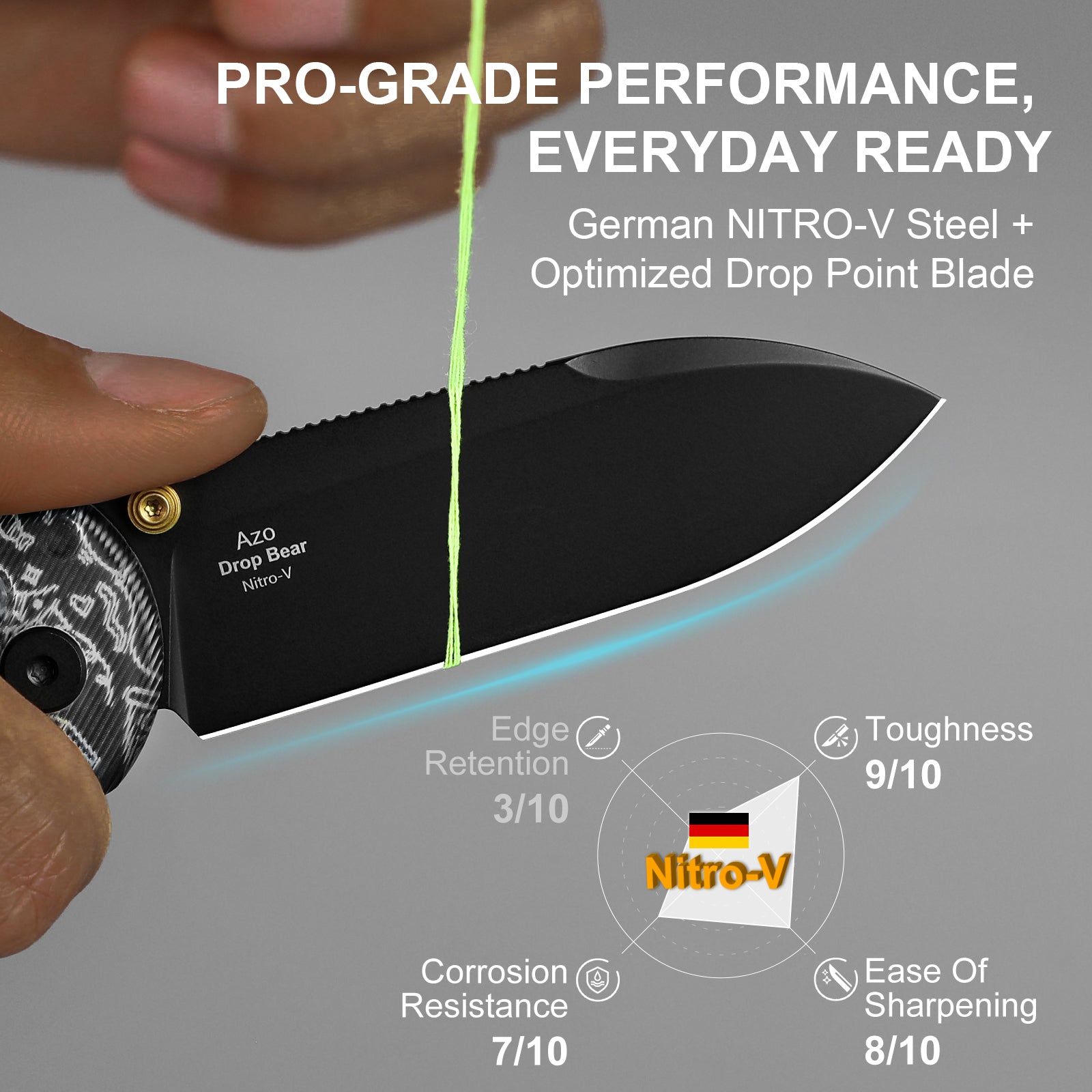 Drop Bear® | Kizer Clutch Lock™ | Nitro-V | Acrylic | KizerV™ 3619A13